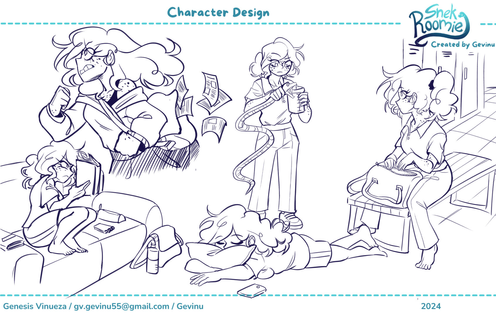 Character explorations (Abi)